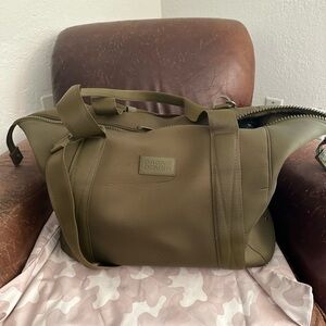 LANDON NEOPRENE CARRYALL BAG LARGE DARK MOSS